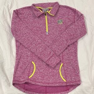 Quarter-Zip Pullover with Elephant Logo